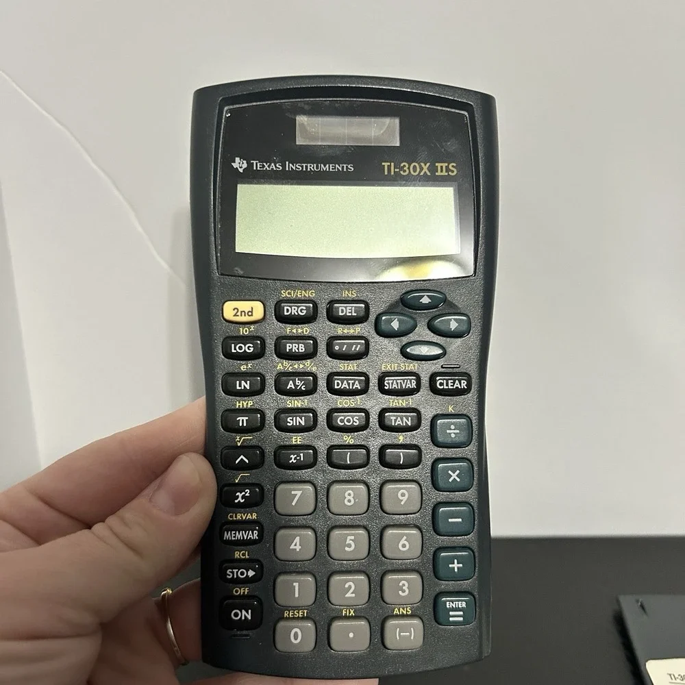 Texas Instruments TI-30X IIS Scientific Calculator  Tested Working - Picture 2 of 5